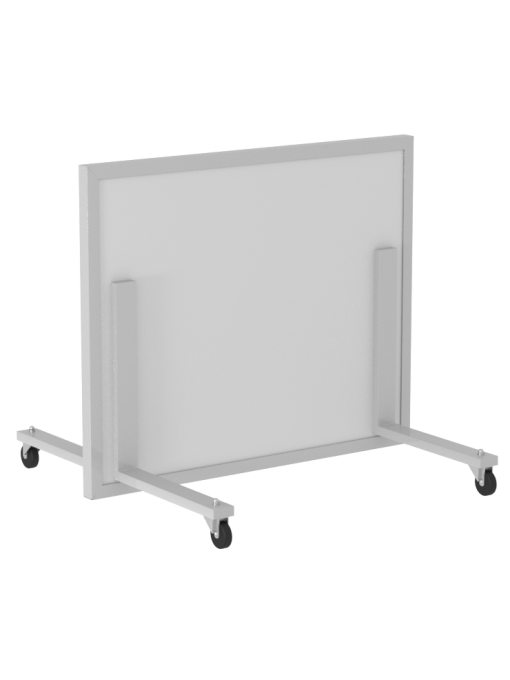 Big movable X-ray protection shield with window "Renex"